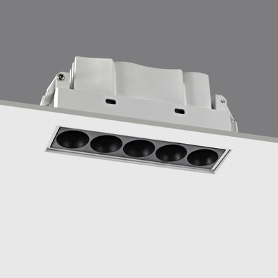 China 5 Heads Cree XPE LED 10.5W Recessed Die-casting Linear Downlight supplier