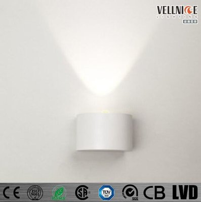 China Round Shape Indoor LED Wall Lights IP20 CITIZEN COB Interior 3W LED Wall Light supplier