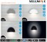 7W IP65 Outdoor LED Wall Lights half ball shaped can be charged pured aluminum body supplier