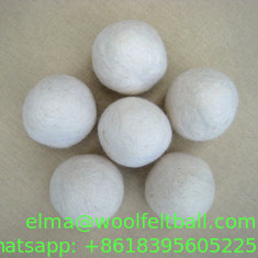 China good quality Colored Pure Genuine 100% Wool Felt Dryer Ball Nepal Felt Balls supplier