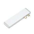 Dual USB-C USB C HUB with SD/TF Card Reader 2 USB 3.0 Type C Power Delivery HUB Thunderbolt Type-C HUB for MacBook Pro