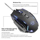 Computer Accessories computer mouse G2 Gaming Mouse 6 Buttons 3200 DPI Professional LED Optical USB Wired desktop mouse