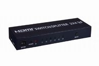 2x4 HDMI Switch/Splitter Supports 3D 1080P
