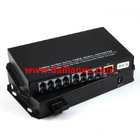 8ports FXO/FXS Telephone fiber converter 8ch Telephone PCM fiber optical transmitter and receiver with one G.703 E1