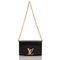 Buy Most Favorited Louis Vuitton Black Chain Shoulder Bag Louise GM Black Sale