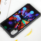 TPU+ PC Glass colored painting for iphone X, durable case with unique design
