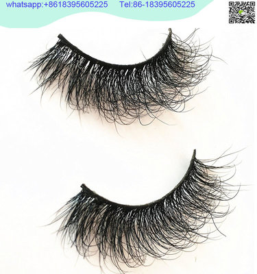 China 2017 hand Made Type and Synthetic Hair Material false eyelash manufacturer supplier