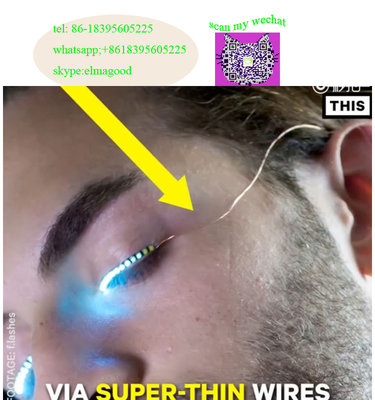 China Colorful interactive Changing LED false Eyelashes For dance supplier
