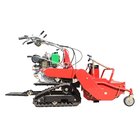 Garden crawler type gas engine lawn mower