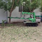 Crawler type walnut tree shaking harvester machine