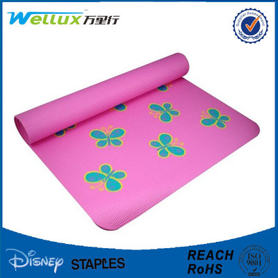 China Rubber Fabric recycled Custom Yoga Mats for Exercise washable ROHS Approval supplier