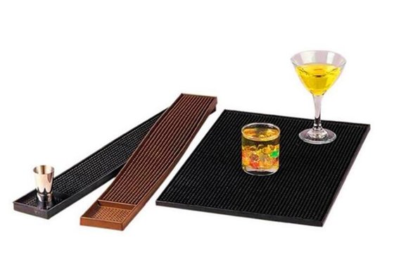 China Natural / Nitrile Rubber Bar Mats With Logos 1 - 10mm Personalised Beer Mats supplier