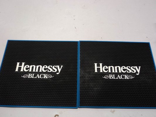 China Eco Colorful Personalised Bar Runner Polyester / Rubber Counter Mats For Pub supplier
