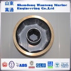 Marine water lubrication cutless rubber bearing brass sleeve sliding bearing for ship