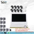 CCTV Security 8chs 1.3/2.0MP Home Wireless Surveillance Camera WiFi NVR Alarm System with 10.1 Inch LCD Screen for Home