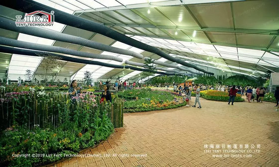 China Luxurious Aluminum Structure Frame Customized Color Flower Show Tent Tent supplier