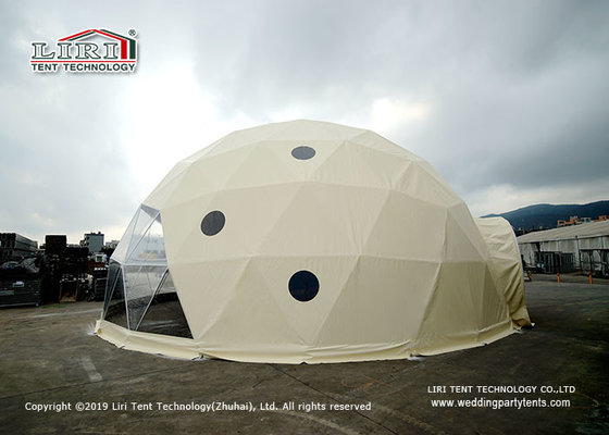 China 11m Geodesic Dome Event Tent Steel Frame PVC Cover From Liri Architecture supplier