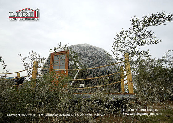 China 6m And  Geodesic Dome Glamping Tent For Outdoor Hotel Reception supplier