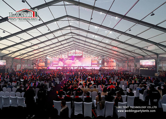 China 50m Aluminum Frame Party Tent Clear Water proof PVC Cover And Sideall Outdoor Event supplier