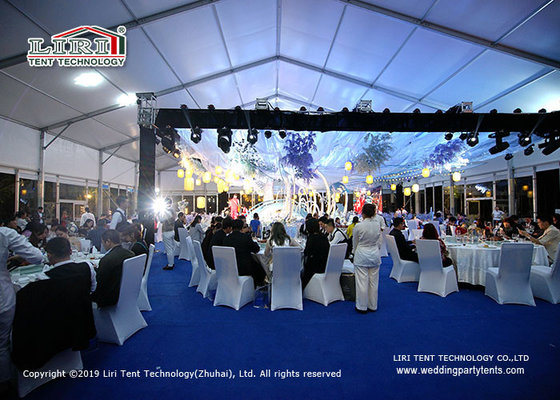 China 25 Aluminum Frame Party Tent Water-proof PVC Cover And Sideall Outdoor Wedding supplier