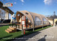 Shell Shape Glamping Tent Clear Span 4 to 6   Length 11.7 to 13.1    Ridge Height 2.85 to 4.3  Area 31 to 53 square mete supplier