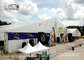 30m Width  A Shape Event Tent With Plain White PVC Sidewall For Festival Event supplier