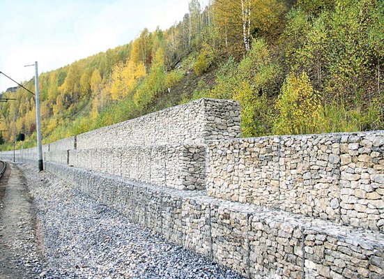 Reinforced Soil Gabion Wall
