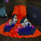 High - Grade Women Silk Satin Scarf Fashion Branded Pashminas Shawls Beautiful Wrap thin