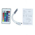 Mini DC12V 24Key RGB Controller IR Remote Controller With Mini Receiver For 3528/5050 RGB LED Strip Light /Led Tape Cont
