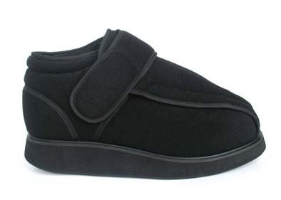 China Men's Ultra-light Black Stretchable Diabetic Shoes # 5609244 supplier