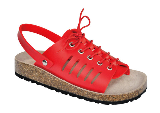 China Womens Flat Sandals Summer Comfort Cork Sole Mules Peep Toe Beach Shoe 5813478 supplier