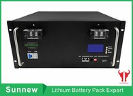 Base Station & Wind-solar Rechargable Storage Lithium Battery, 48V100Ah, 5U Size Rack Case, LiFePO4 Battery Pack,UPS EPS