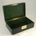 Wooden Jewelry Box in Leatherette