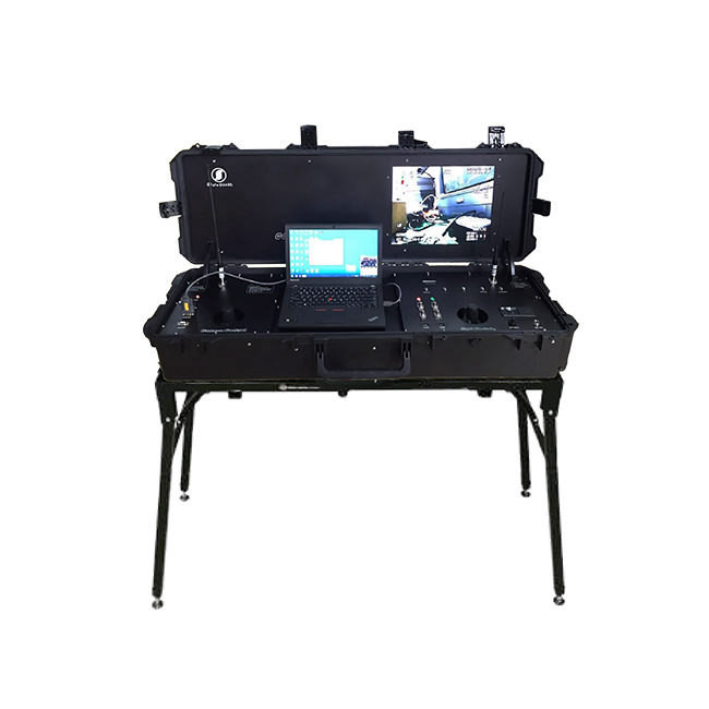 Portable Ground Control Station (GCS) UAV video surveillance system
