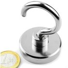 China Manufacturers Rare Earth neodymium Magnetic Hook cup Pot Magnet With Circular Rings Eyebolt