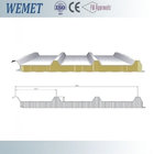 1000MM width 50mm thick fire proof fast installation PIR sandwich roof panels for steel structure building supplier