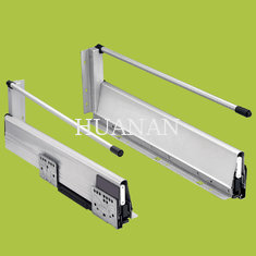 China simple push type installation damping drawer slide with paint 14&quot;16&quot;18&quot;20&quot;22&quot; supplier