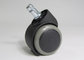 big size caster double wheels ring stem furniture casters, black with grey 50mm (FC2911) supplier