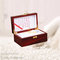 Luxury Burlwood Blank High Gloss Wooden Personal Gift Box with Window on Lid , Personalized Logo Brand. supplier