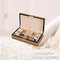 Luxury Men's Gifts Gloss Zebra Wooden Jewelry Watch Cuffs Box Chest Case with Velvet Lining. Gold Metal Lock. supplier