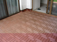 WX19 deck tiles/interlocking composite decking tiles/wood planks for outdoor/wooden deck flooring details