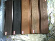 148x21 3D Embossing wpc wall panel wpc composite wall cladding blackwood  color