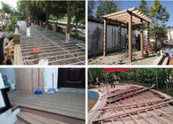 140X23 2019 Round wpc capped deck with the latest technology of wpc co-extrusion