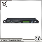 CVR CP480  4 in 8 out Output processing includes crossover, 5 parameter EQ,Gain, Mute, compressor/Limiter, Phase, Delay