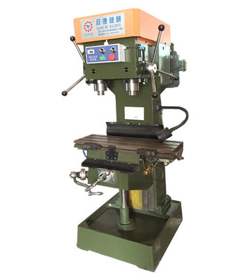 China Xiangde Vertical Double Shaft Drilling and Tapping Machine ,mechanical hardware, plumbing valve, water meter equipment supplier
