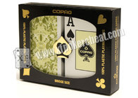 XF Brazil Copag Bridge Size Jumbo Index 100% Plastic Playing Cards With Bar-Codes Markings On The Sides Of Poker