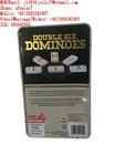 XF American Dominoes With Invisible Ink Markings On The Backside For UV Invisible Contact Lenses