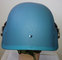 UN blue Stell  Mich 2000   bullet proof helmet  with visor for Military Police supplier