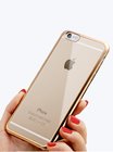 TPU Soft Crystal Luxury Ultra Thin Clear Rubber Plating Electroplating Case For iPhone 8 6 6s 7 Plus X 5 5S SE Phone Cov
