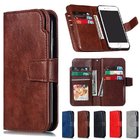 PU Leather Case For Huawei P8 P9 P10 P20 Mate 10 lite Pro 2017 P Smart Multi Card Holders Wallet Cases Cover Shells